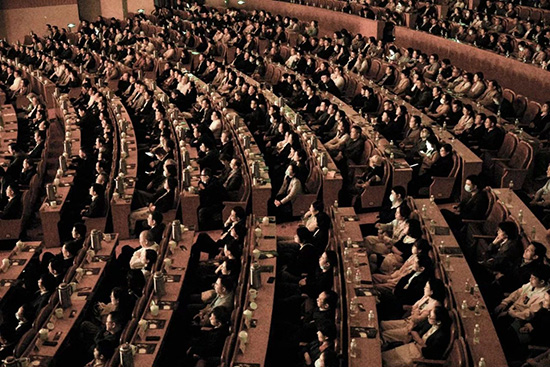 话剧《马叙伦》在浙江省人民大会堂演出